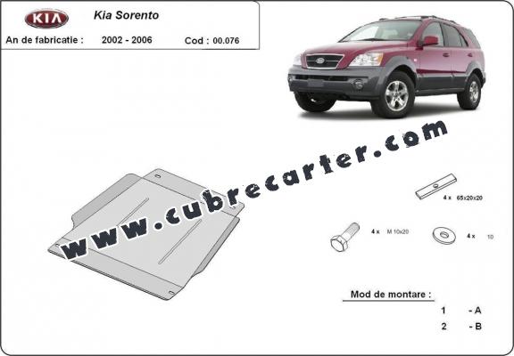 Protección del caja de cambios Kia Sorento