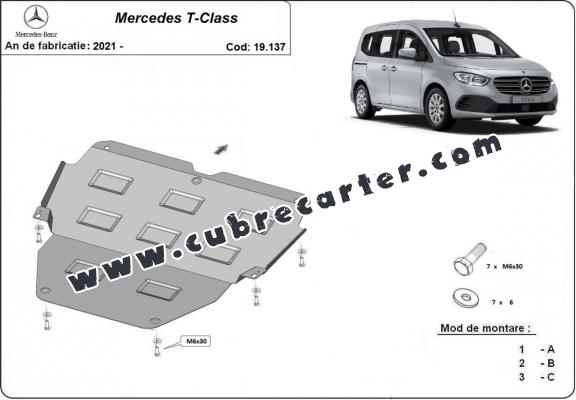 Cubre carter metalico Mercedes T-Classe