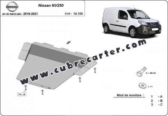 Cubre carter metalico Nissan NV250