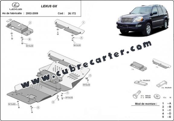 Cubre carter aluminio Lexus GX