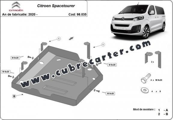 Protección del depósito de AdBlue Citroen Spacetourer