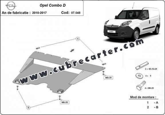 Cubre carter metalico Opel Combo