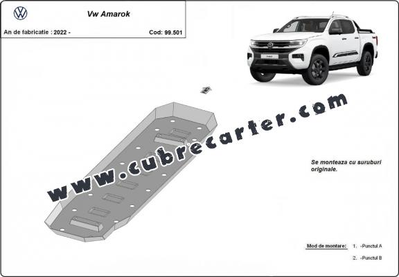 Protección del depósito de combustible Volkswagen Amarok