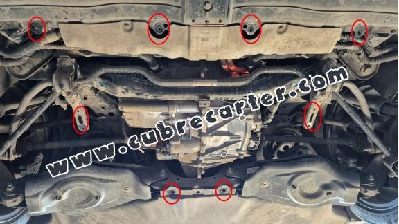 Cubre carter del motor trasero eléctrico para Tesla Model 3 AWD