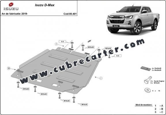 Protección del caja de cambios Isuzu D-Max