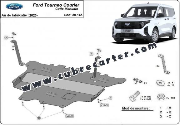 Cubre carter metalico Ford Tourneo Courier