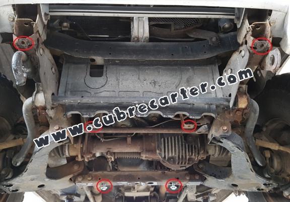 Cubre carter metalico Mitsubishi Montero 3 (V60, V70)