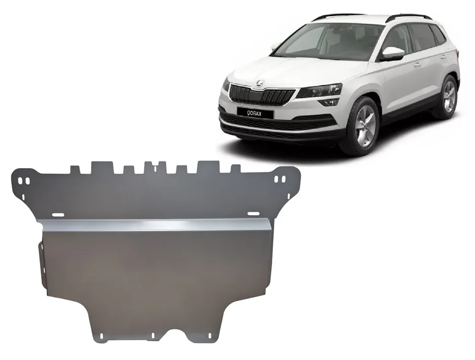 Cubre carter de aluminio Skoda Karoq 2016-2026