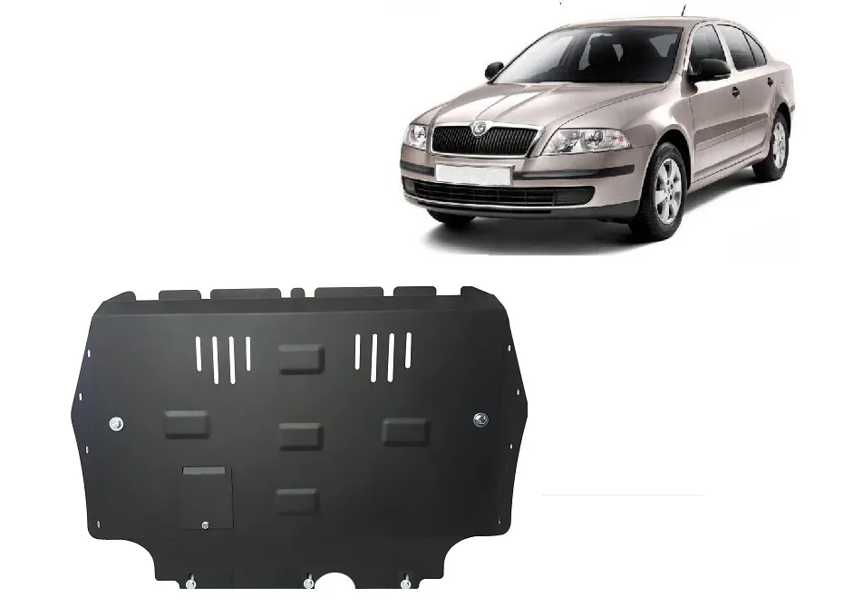 Cubre carter metalico Skoda Octavia 2 2004-2012