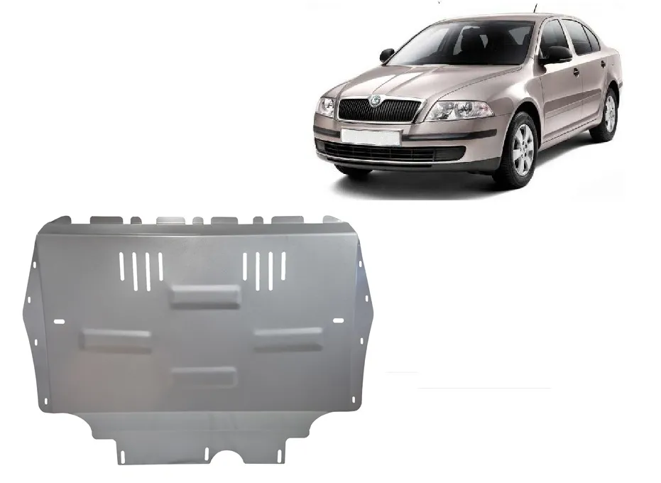 Cubre carter de aluminio Skoda Octavia 2 2009-2012