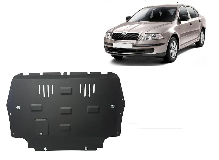 Cubre carter metalico Skoda Octavia 2 2010-2012