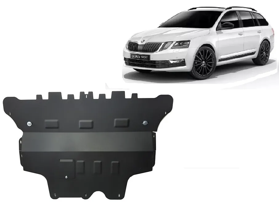 Cubre carter metalico Skoda Octavia 3 - Automatico 2013-2019