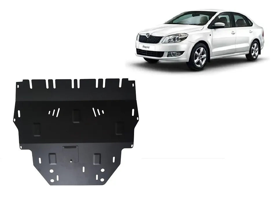 Cubre carter metalico Skoda Rapid 2012-2019