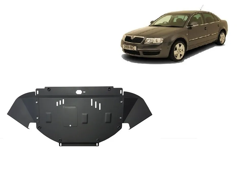 Cubre carter metalico Skoda Superb - 1 2001-2008