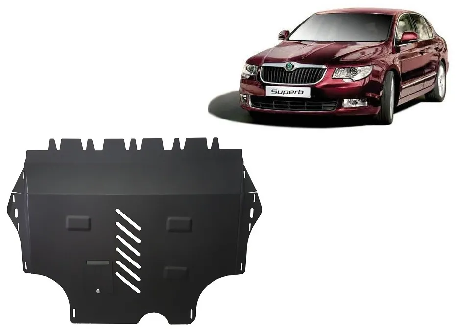 Cubre carter metalico Skoda Superb 2008-2015
