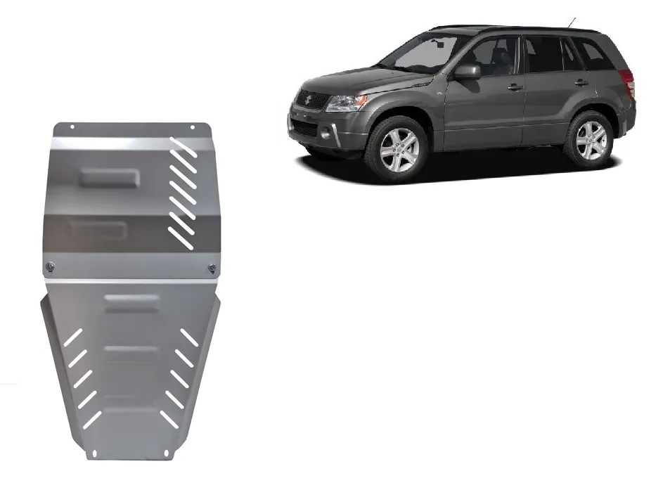 Protector de aluminio de la caja de cambios y caja de transferencia Suzuki Grand Vitara 2 2005-2019