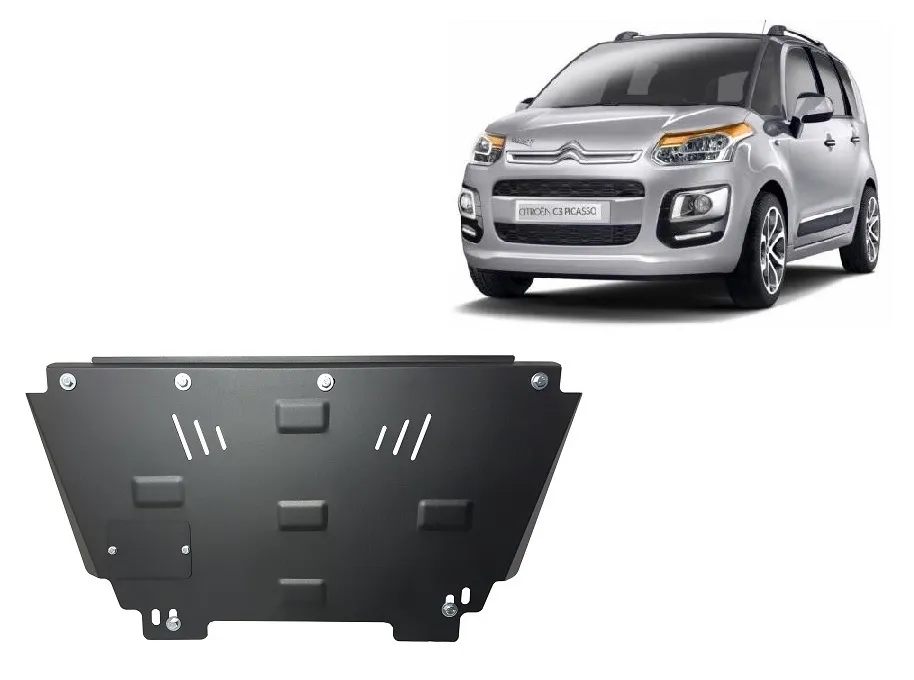 Cubre carter metalico Citroen C3 Picasso 2009-2017