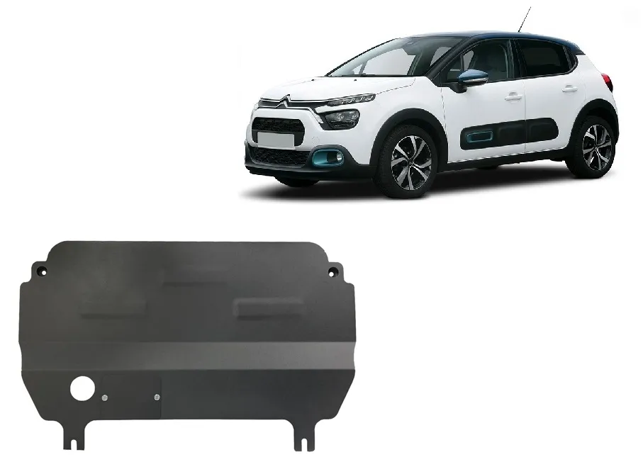 Cubre carter metalico Citroen C3 2019-2026
