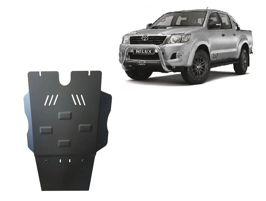 Protector de la caja de cambios y filtro de partículas Toyota Hilux 2004-2015