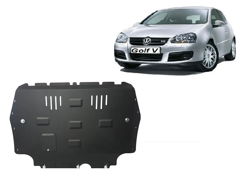 Cubre carter metalico Vw golf mk5 2004-2010