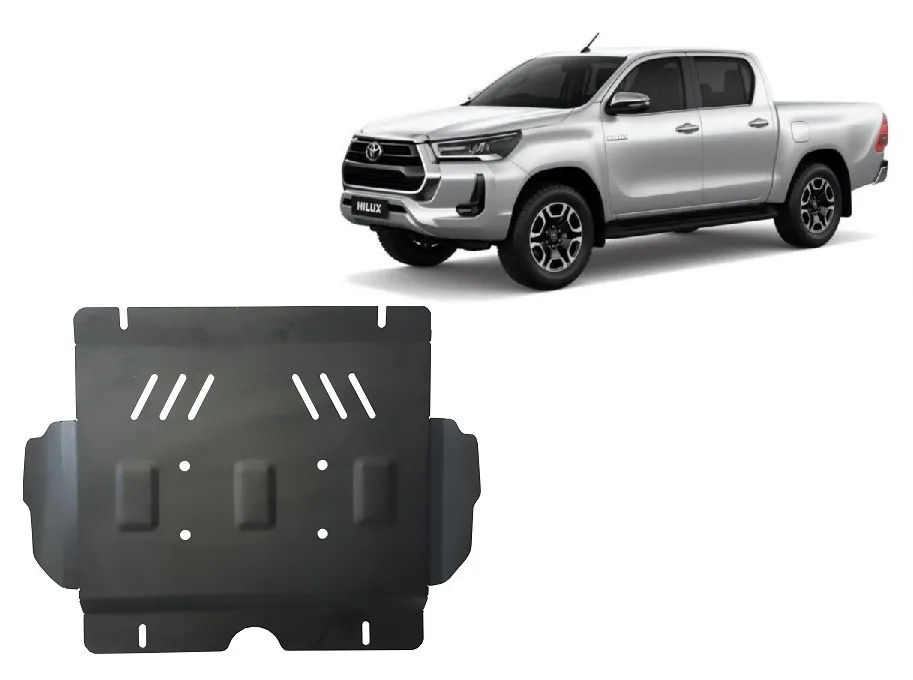 Cubre carter metalico Toyota Hilux Invincible 2021-2026