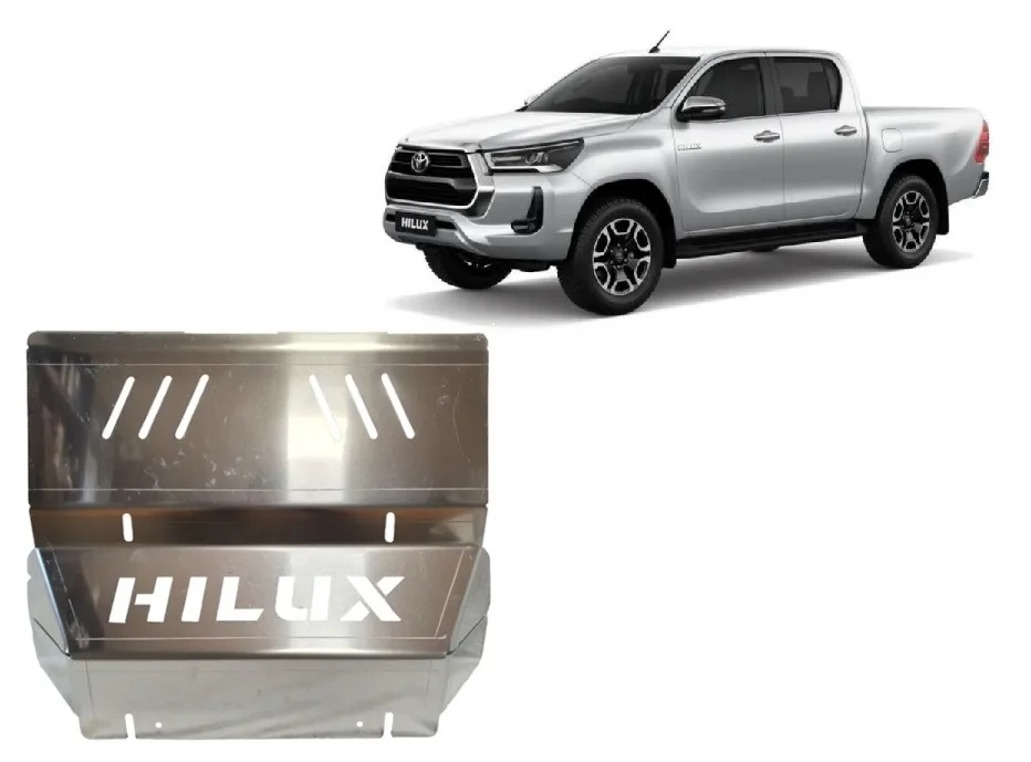 Protector de aluminio del radiador Toyota Hilux Invincible 2021-2026