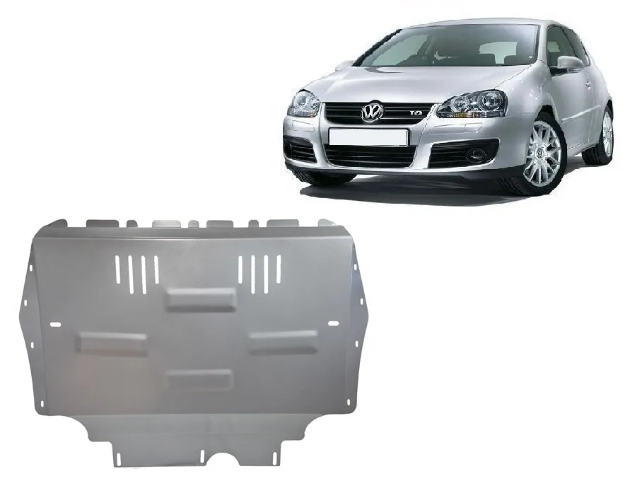 Cubre carter de aluminio Vw Golf mk5 2004-2010