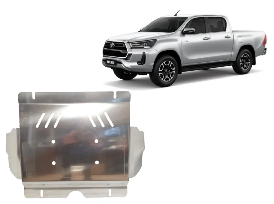 Cubre carter de aluminio Toyota Hilux Invincible 2021-2026