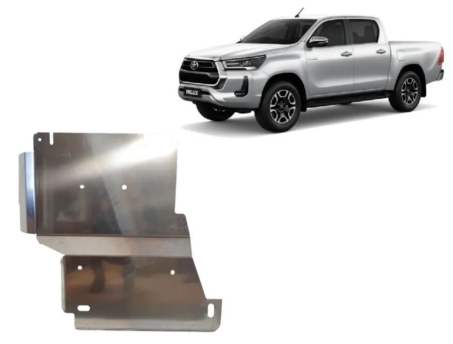 Protector de aluminio del diferencial Toyota Hilux Invincible 2021-2026