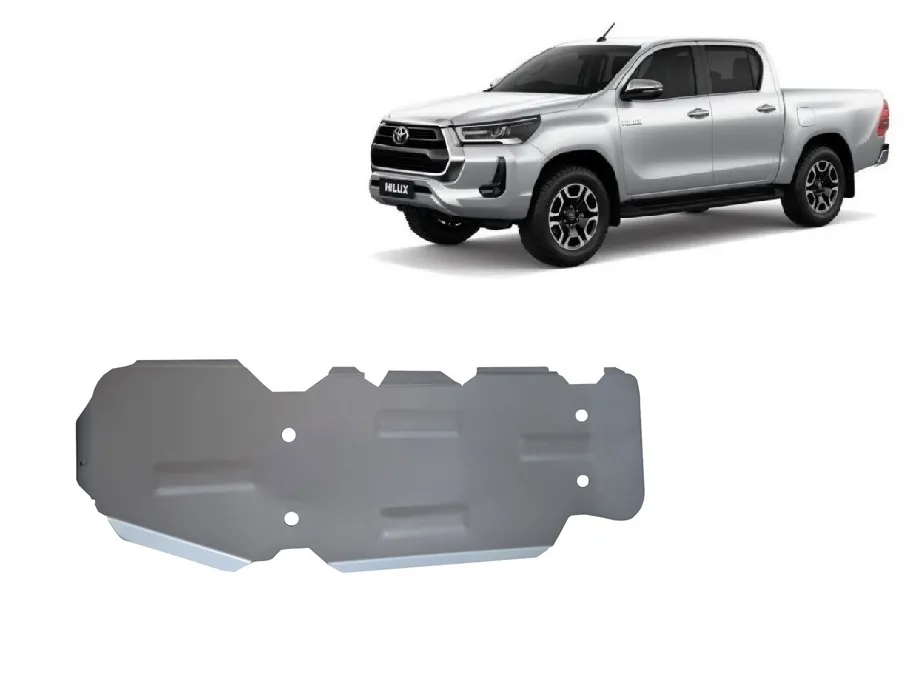 Protector de aluminio del deposito de combustible Toyota Hilux Invincible 2021-2026