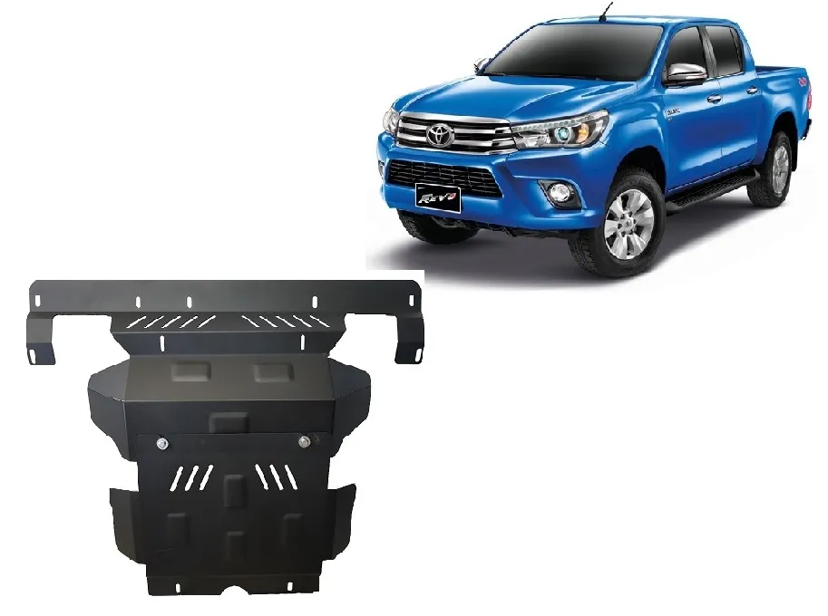Cubre carter metalico Toyota Hilux Revo 2016-2026