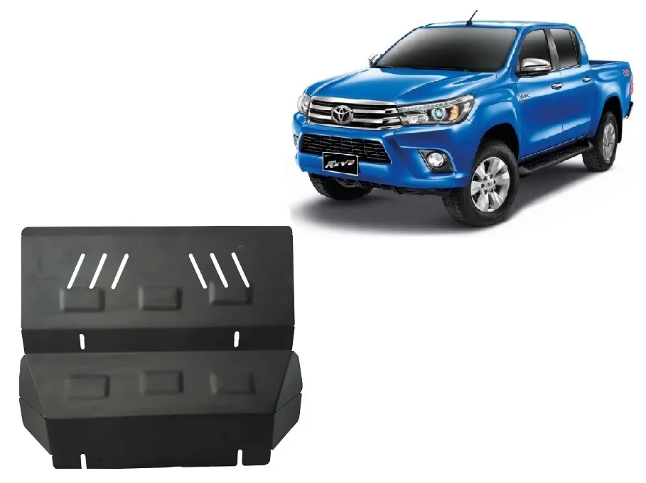 Cubre carter metalico Toyota Hilux Revo 2016-2026