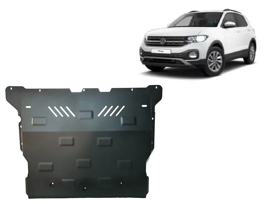 Cubre carter metalico VW T-Cross 2018-2026
