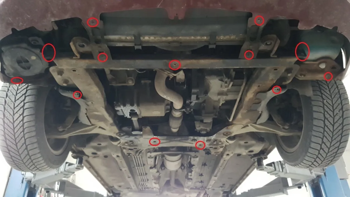 Cubre carter metalico Alfa Romeo 159