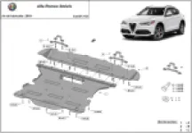 Cubre carter metalico Alfa Romeo Stelvio