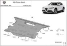 Cubre carter de aluminio Alfa Romeo Stelvio