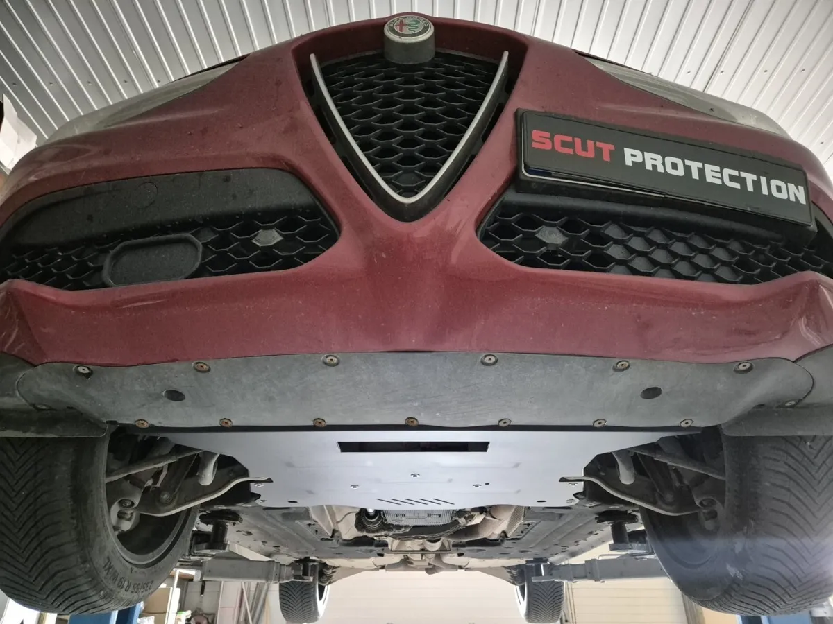 Cubre carter de aluminio Alfa Romeo Stelvio