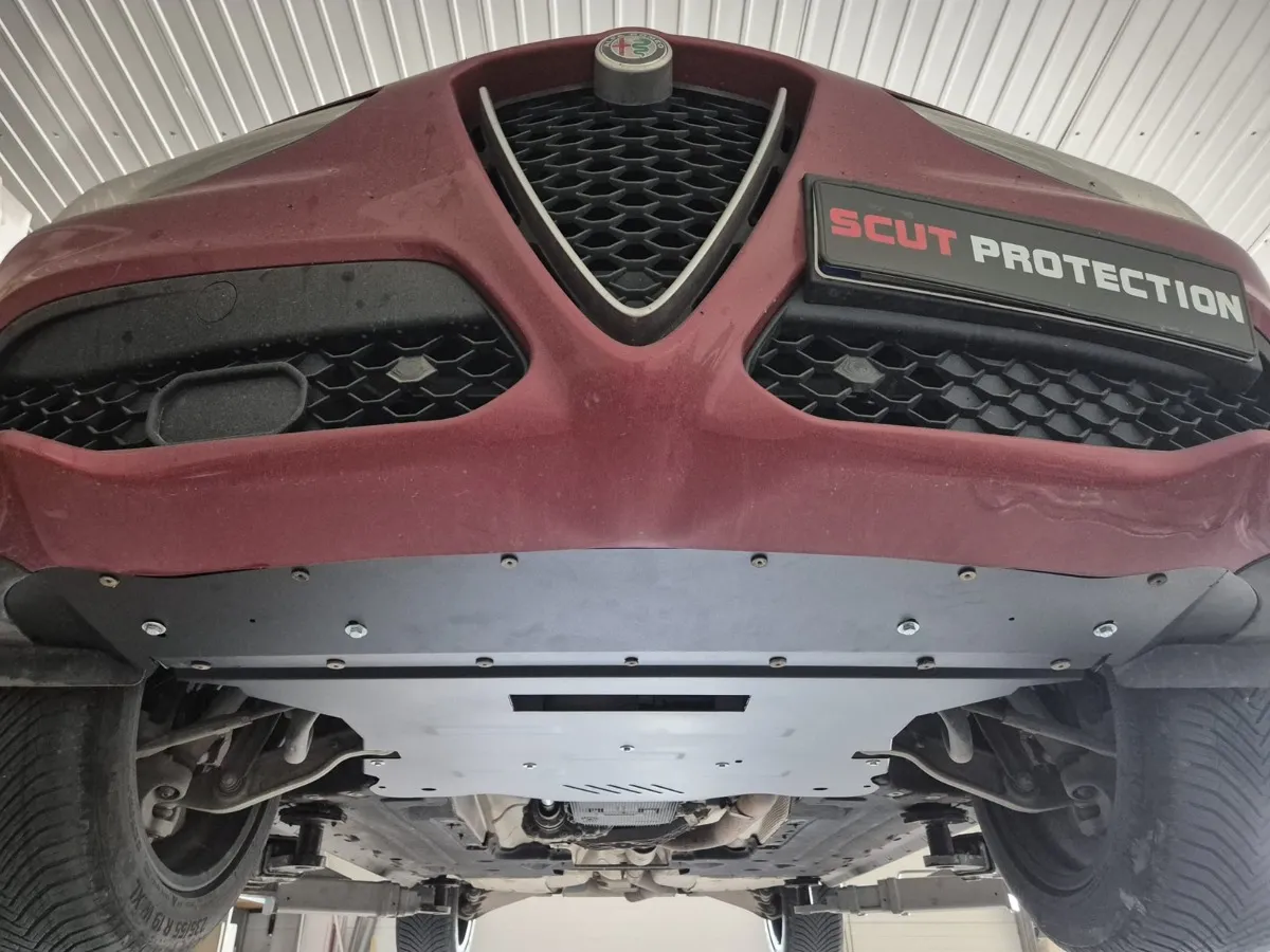 Cubre carter de aluminio Alfa Romeo Stelvio