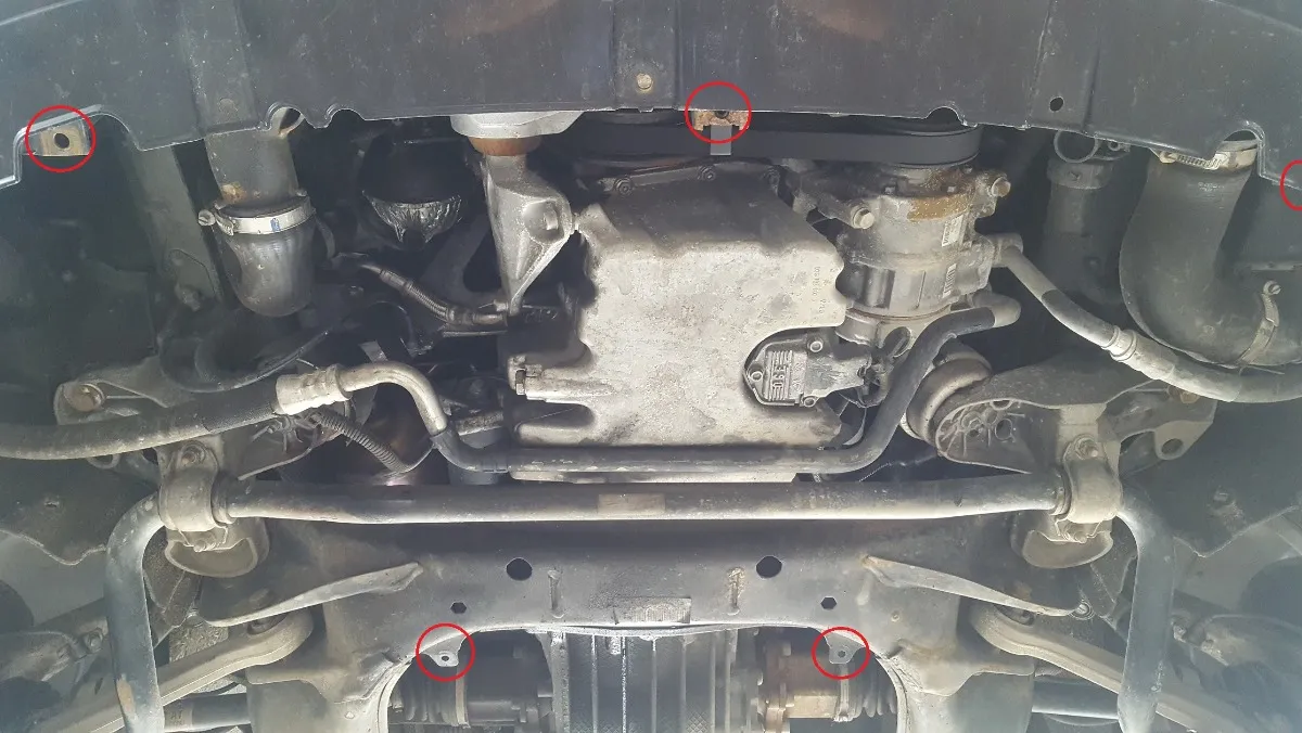 Cubre carter metalico Seat Exeo