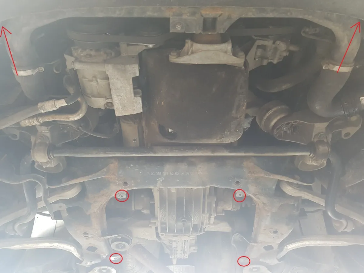 Cubre carter metalico Audi A4 B6 - paquete promocional - diesel