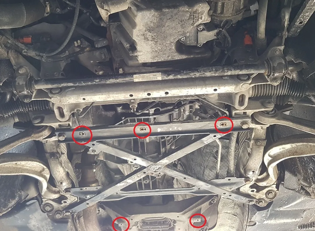 Protector de la caja de cambios Audi A4 4 B8