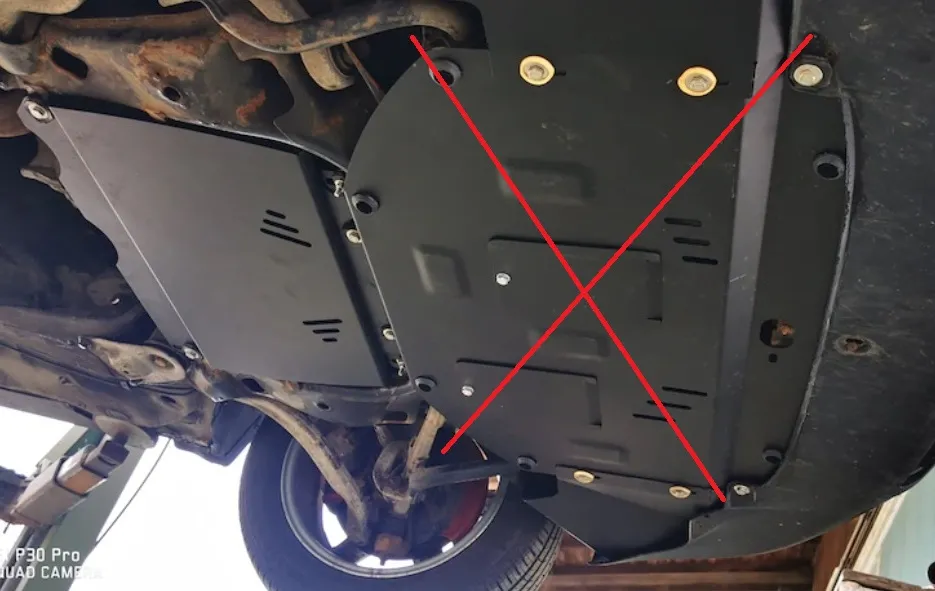 Protector de la caja de cambios Audi A4 B6 - Manual