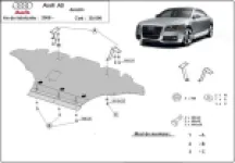 Cubre carter metalico Audi A5 - gasolina