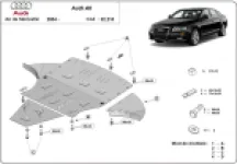Cubre carter metalico Audi A6 - con solapas laterales