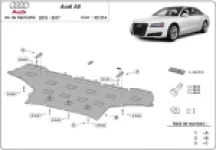 Cubre carter metalico Audi A8