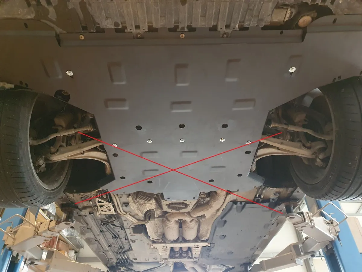 Cubre carter metalico Audi A8