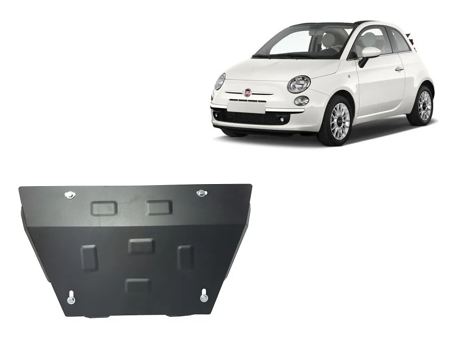 Cubre carter metalico Fiat 500 2007-2026