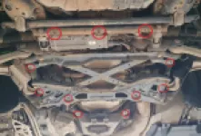 Protector de la caja de cambios Audi A8