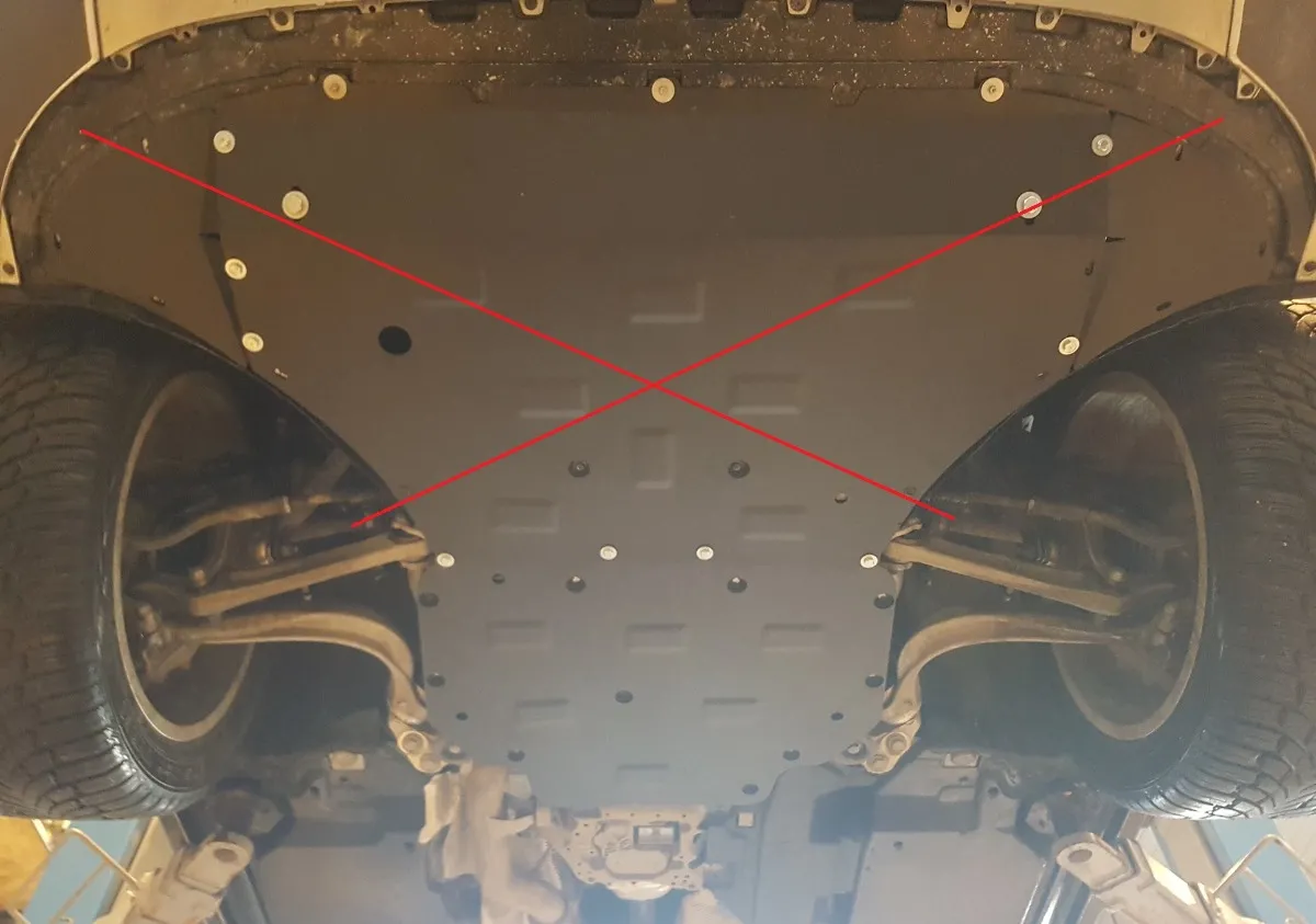 Protector de la caja de cambios Porsche Cayenne