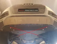 Protector de la caja de cambios Porsche Cayenne